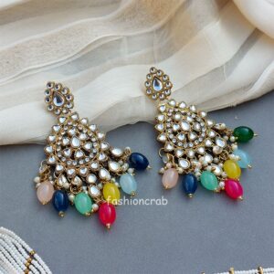 Kundan Bridal Jewellery for Bride - Multicolor
