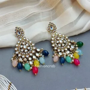 Kundan Bridal Jewellery for Bride - Multicolor