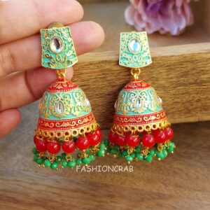 Sonarika Green Jhumka
