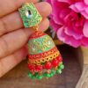 Sonarika Green Jhumka-02 Sonarika Green Jhumka