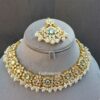 White Colour Jewellery Set for Wedding