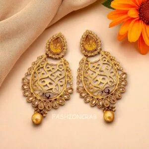 Ethnic Golden Earrings