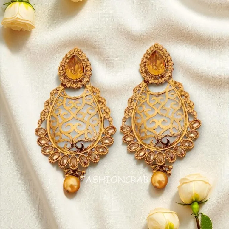 Ethnic Golden Earrings