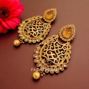 Ethnic Golden Earrings