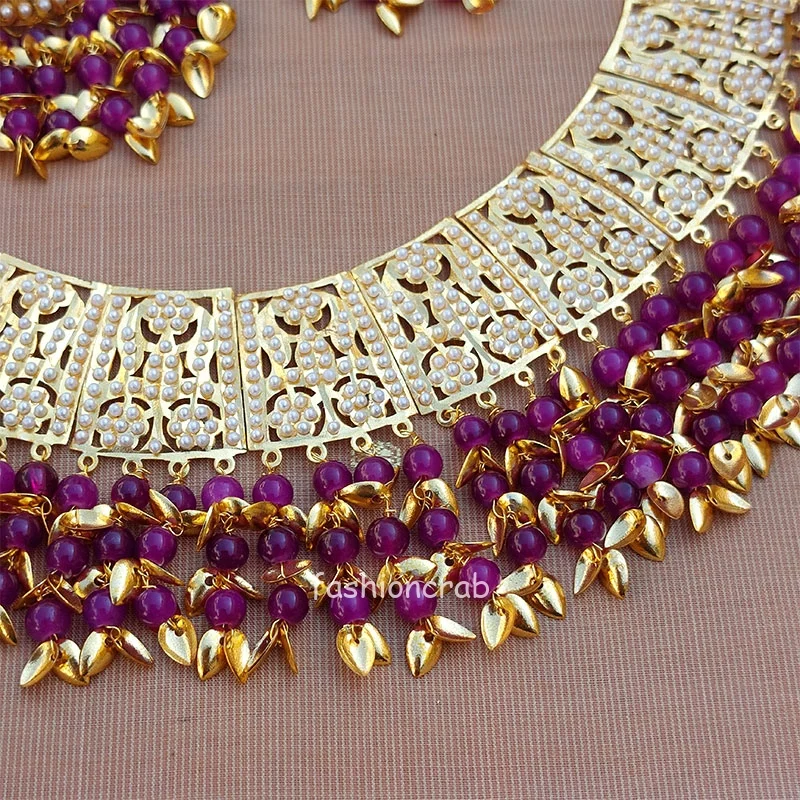 Simi Jadau Jewellery - Purple