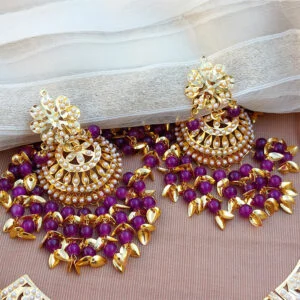 Simi Jadau Jewellery - Purple