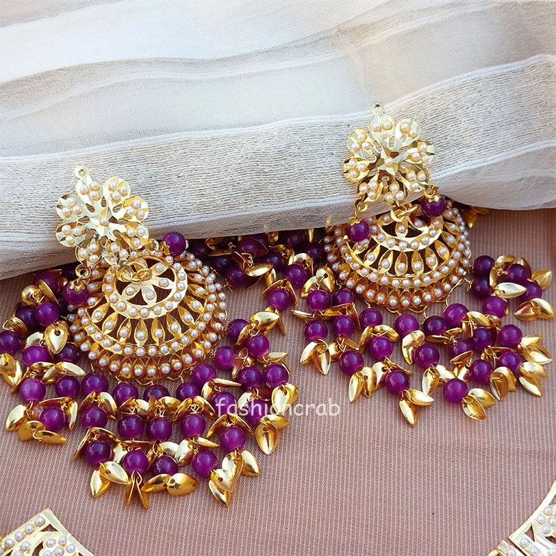 Simi Jadau Jewellery - Purple