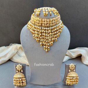 Sonam Bajwa Jewellery Set - White