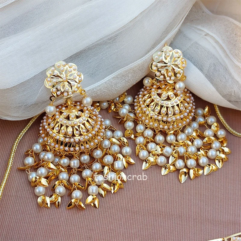 Sonam Bajwa Jewellery Set - White