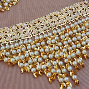 Sonam Bajwa Jewellery Set - White