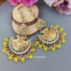 Aditi Chandbali Earrings - Lemon Yellow