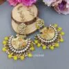 Aditi Chandbali Earrings - Lemon Yellow