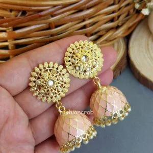 Avanya Orange Jhumka