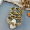 Golden Color Bangles Set-01 Golden Color Bangles Set