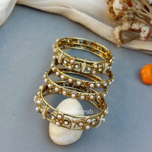 Golden Color Bangles Set