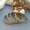 Golden Color Bangles Set-02 Golden Color Bangles Set