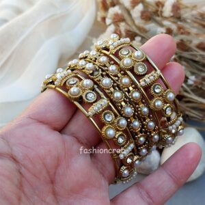 Golden Color Bangles Set
