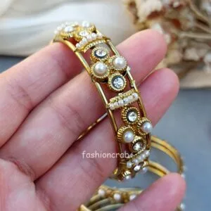 Golden Color Bangles Set