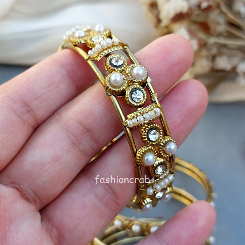 Golden Color Bangles Set