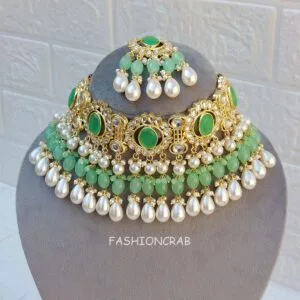 Light Green Choker Necklace