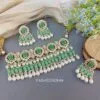 Light Green Choker Necklace-02 Light Green Choker Necklace