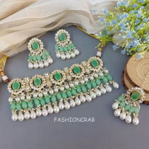 Light Green Choker Necklace