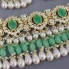 Light Green Choker Necklace-03 Light Green Choker Necklace