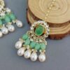 Light Green Choker Necklace-04 Light Green Choker Necklace