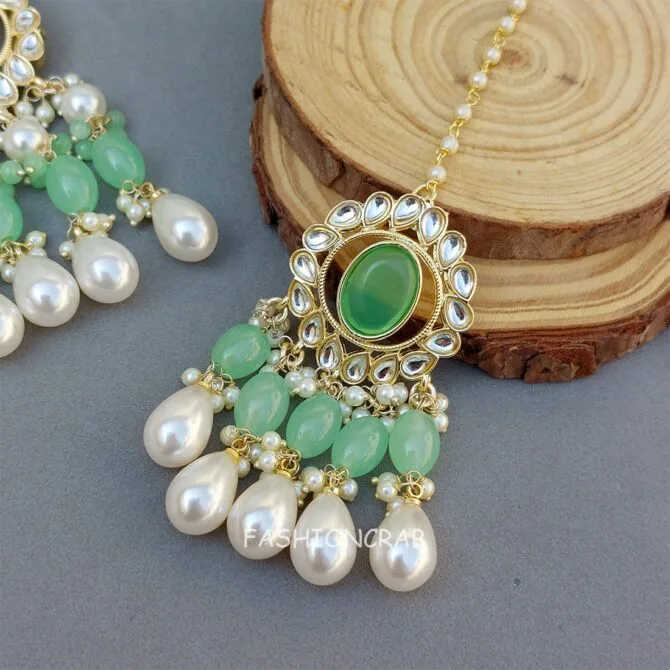 Light Green Choker Necklace