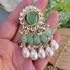 Light Green Choker Necklace-05 Light Green Choker Necklace
