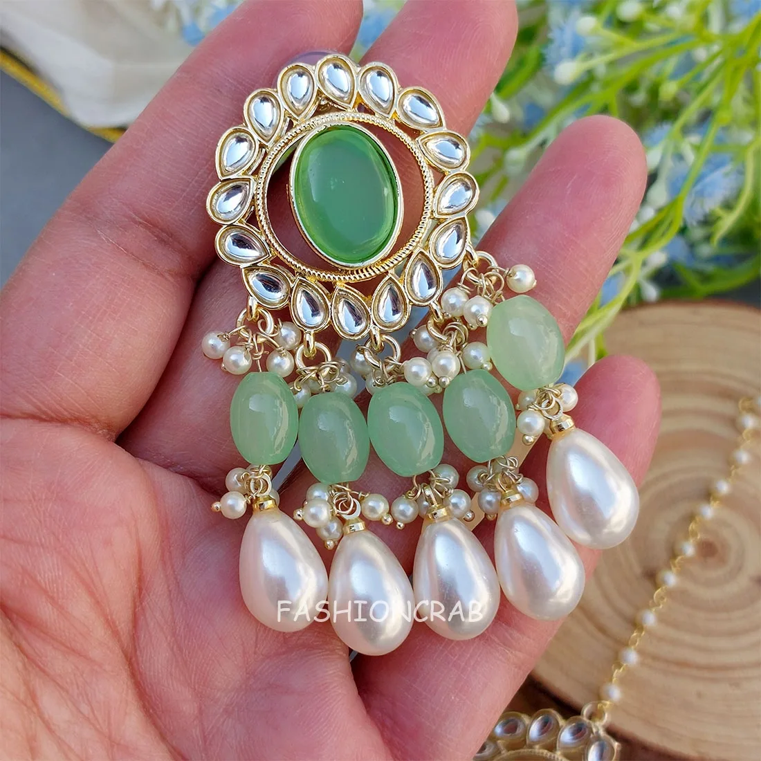 Light Green Choker Necklace