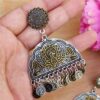 Mahi Oxidised Earrings-02 Mahi Oxidised Earrings
