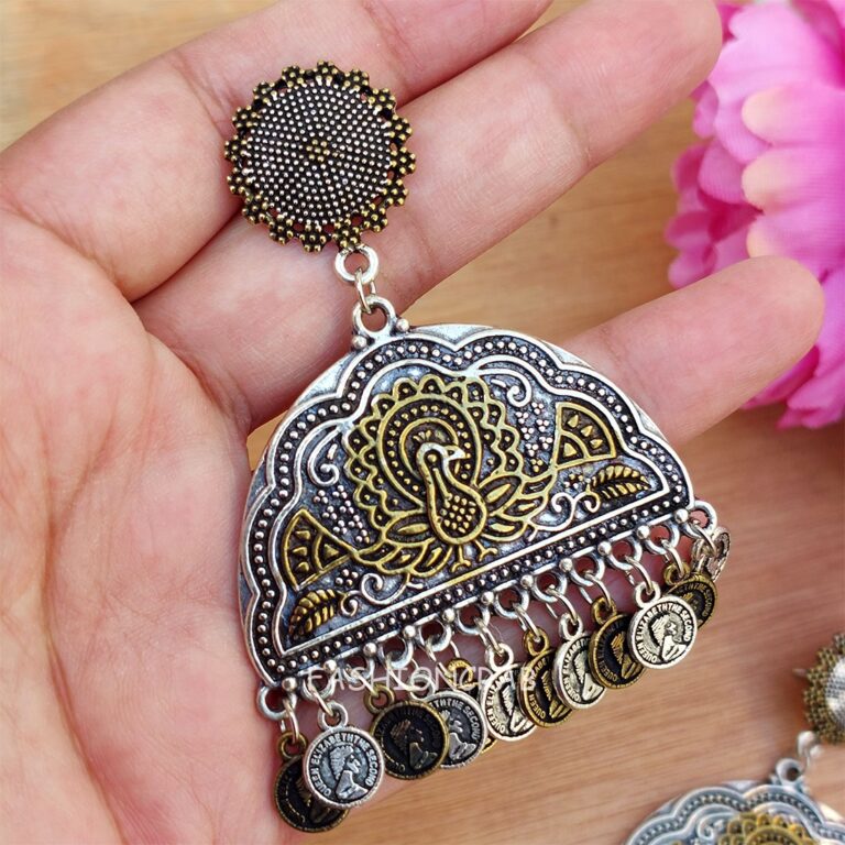 Mahi Oxidised Earrings