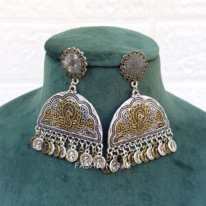 Mahi Oxidised Earrings
