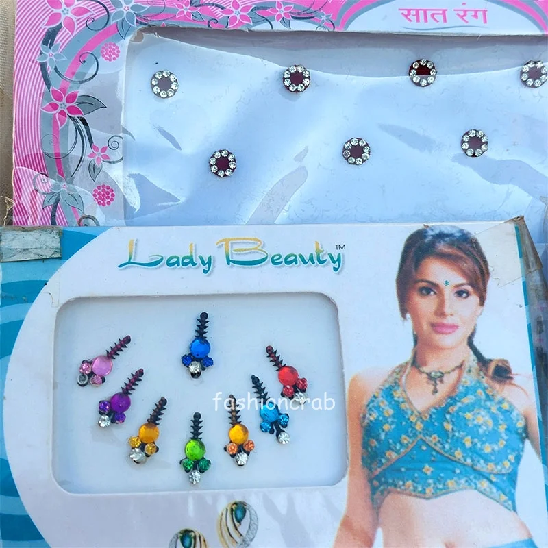 Premium Set of 5 Bindis for Women