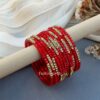 Red Glass Bangles for Women-01 Red Glass Bangles for Women