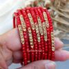 Red Glass Bangles for Women-03 Red Glass Bangles for Women