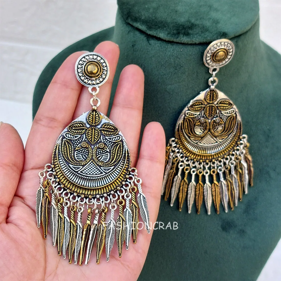 Amoha Oxidized Earrings