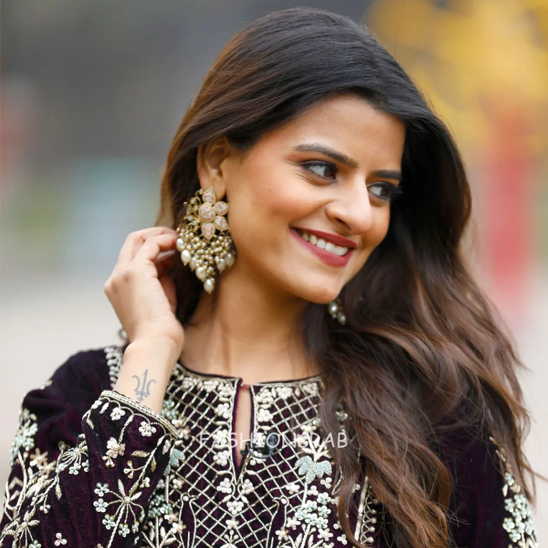 Blue Earrings for Wedding - Image 4