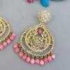 Earrings for Gown - Pink-01 Earrings for Gown - Pink
