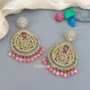 Earrings for Gown - Pink