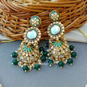 Green Wedding Jewellery Set for Bride