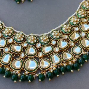 Green Wedding Jewellery Set for Bride