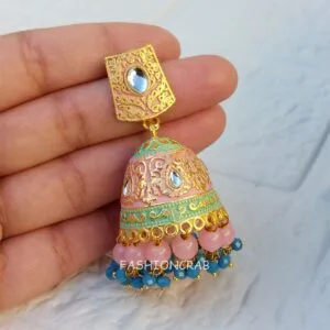 Sonarika Pink Jhumka