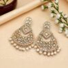 Maang Tikka Set with Earring - Peach-05 Maang Tikka Set with Earring - Peach