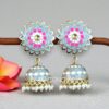 Myra Grey Jhumka Earring