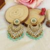 Prachi Chandbali Earrings - Blue