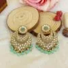 Prachi Chandbali Earrings - Blue
