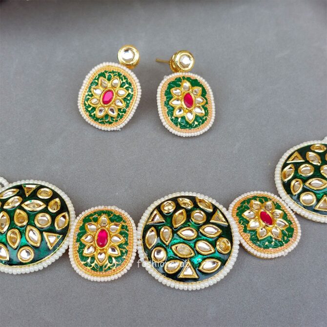 Anushka Choker Pearl Necklace Set