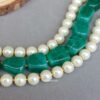Jennifer Pearl Choker - Green-01 Jennifer Pearl Choker - Green
